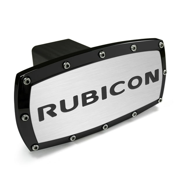 Jeep Black Trim Billet Aluminum Tow Hitch Cover